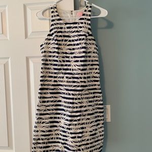 Lilly Pulitzer nautical stripped dress.